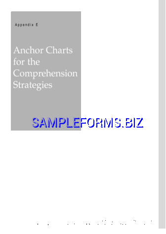 Anchor Charts For The Comprehension Strategies pdf free
